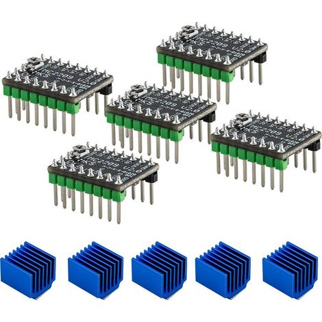 5 Stück Makerbase MKS TMC2209 Schrittmotortreiber 3D-Druckerteile 2,5 A UART Ultra-Leise für SGenL GenL Robin Nano