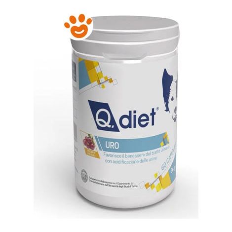 Q.Diet Dog Uro - Confezione 60 Capsule -