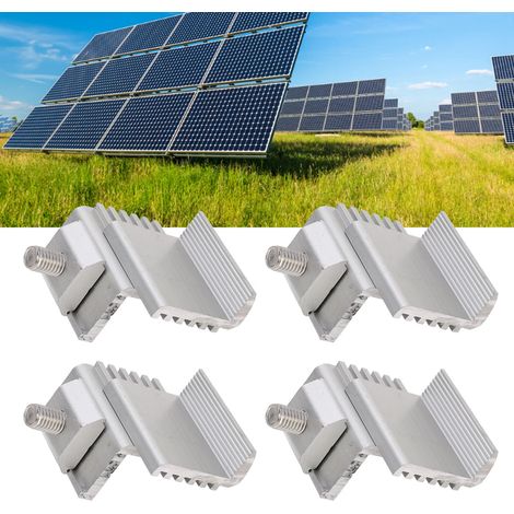 Composants de pression de bord réglables pour supports de montage photovoltaïques solaires (1/5)