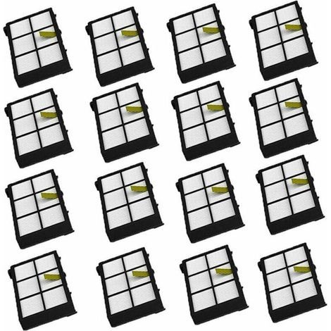 12pcs Filtres pour iRobot Roomba Series 800 900 805 860 866 870 880 980 Accessoires (1/4)