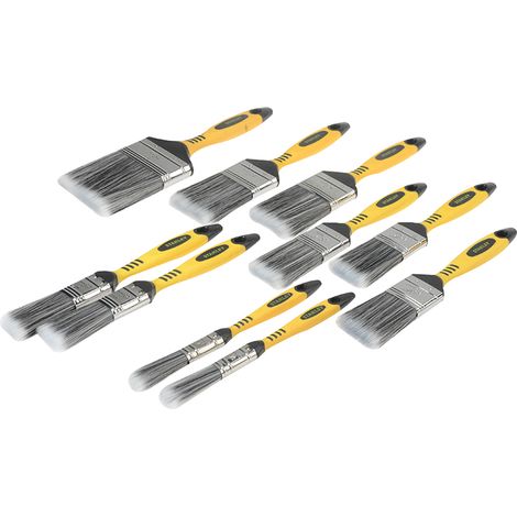 Stanley Paint Brushes Loss Free Synthetic Brush Set 10 Piece STASTPPLF10