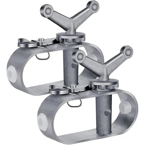 2 tendeurs de bâche, tendeur de corde de piscine, treuil en alliage d'aluminium pour couverture de piscine, tendeur de câble, support de couverture de piscine, accessoires (1/4)