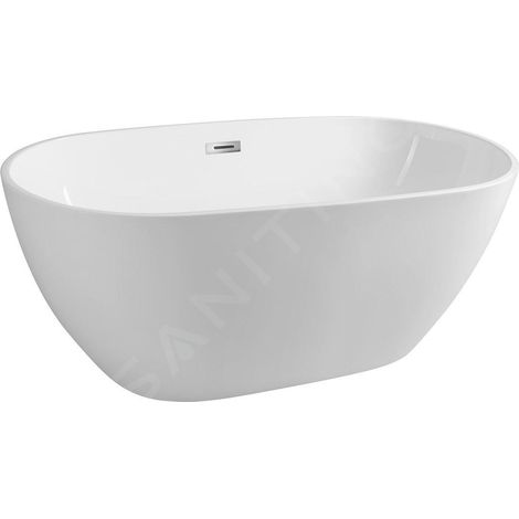 DOURO Baignoire îlot 150x82cm, blanc (1/5)