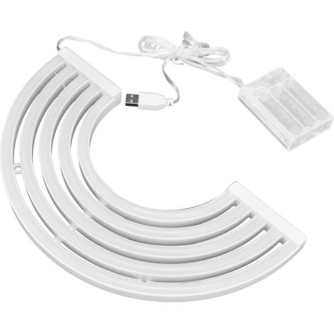 Lampe néon LED colorée à suspendre au mur, veilleuse néon pour chambre d'enfant, fête d'anniversaire (1/5)