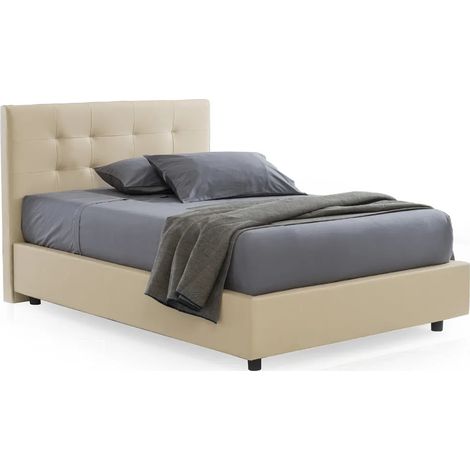 Letto contenitore parzialmente sfoderabile Eldo