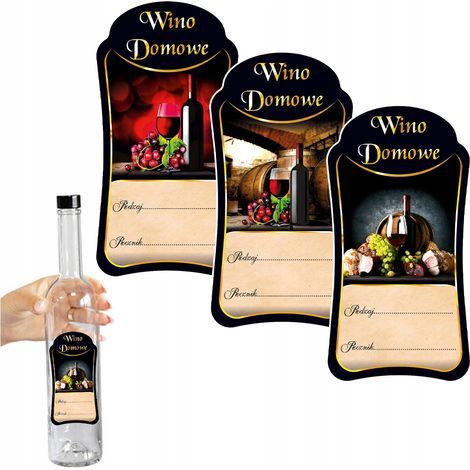10 etiquetas autoadhesivas premium para vino casero