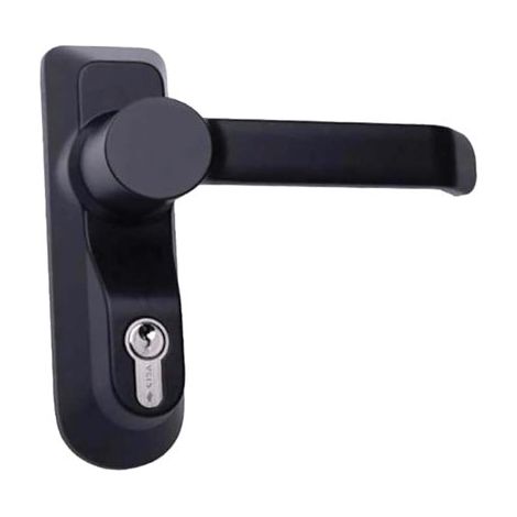 MANIGLIA ANTIPANICO ESTERNA 07078.68 CISA - + CILINDRO VERN NERA