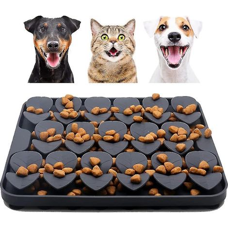 Filiyano-Tapis de fouille en silicone pour chiens, gamelle Slow Food, tapis à lécher pour l'entraînement olfactif et l'alimentation lente. (1/5)