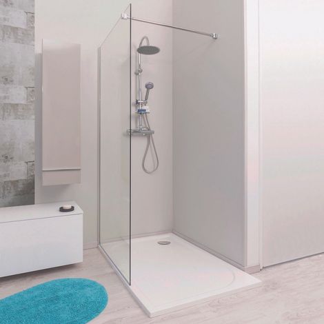 ONDEE - Mamparas de baño ITALIANA - vidrio templado - transparente - 100x200x0,8cm (1/4)