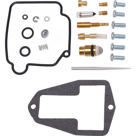 23-teiliger Motorradvergaser-Reparatursatz, Vergaser-Überholungssatz kompatibel mit Suzuki DRZ250 2001-2007, Ersatzdichtung und Düsen. (1/5)