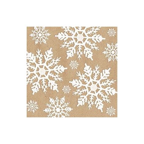 Braun & Company Servietten By Nature White Crystals 33 x 33 cm - 20er Pack Servietten