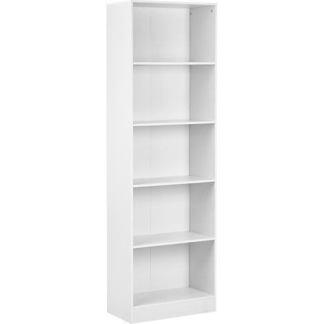 Estantería con 5 baldas de tablero de partículas estilo escandinavo 5 estantes blanco Winnipeg