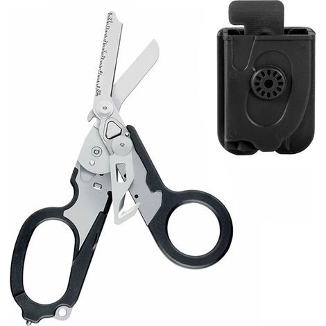 Ciseaux pliants tactiques d'extérieur – Ciseaux Raptor – Ciseaux multifonctions de premiers secours – Pince pliante tactique – Étui K (1/5)