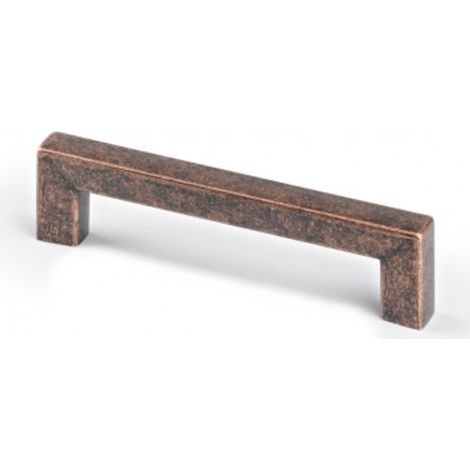 Poignée Square 7471 - talla Cuivre rustique.  81x10x29mm. Entraxe 64mm.