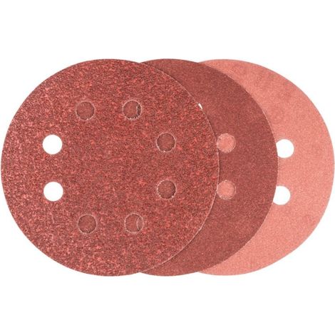BOSCH - 6 FOGLI ABRASIVI D125 G60/120/240 (1/4)