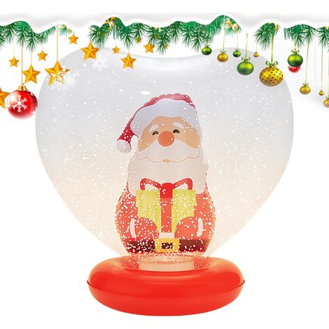Weihnachtskugeln Herzförmige leuchtende Deko für die