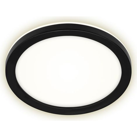 LED Außenleuchte Außenlampe inkl. Backlight-Effekt IP44 8W Ø21cm Briloner