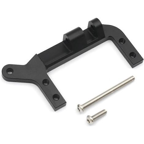 Schwarze Aluminium-Achsenservohalterung für RC-Auto (1/5)