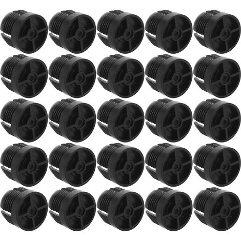 Bagues de Serrage Ajustement Facile 50pcs en Plastique pour Adaptateur Fixe à Rotule Construction Solide pour Appels sans Utilisation des Mains de Support Téléphone Voiture (1/5)