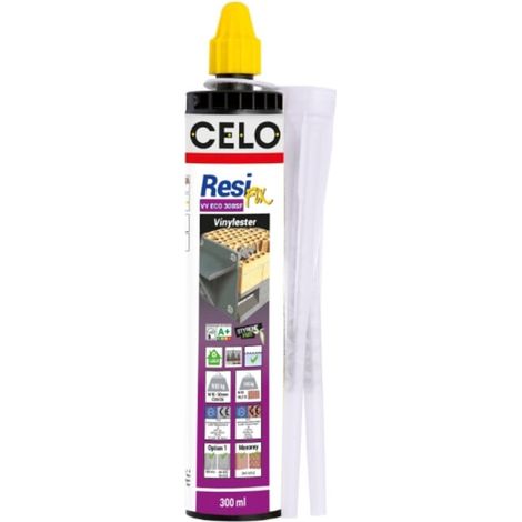Celo Injektionsmörtel ResiFIX VY Eco 300SF - Verbundmörtel für Beton und Mauerwerk, 300ml (1/5)