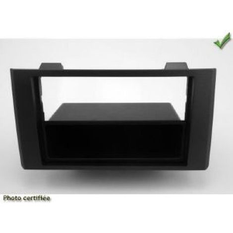 Facade autoradio compatible avec IVECO DAILY 07-14 Gris metal fonce - avec vide poche