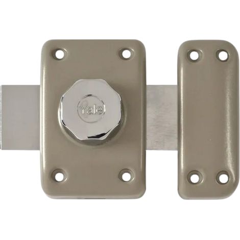 Verrou à bouton et cylindre – 40 mm – 4 clés
