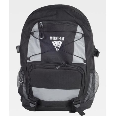 Mochila combinada con tejido Ripstop de 20l WFA407 WORKTEAM  Negro (1/2)