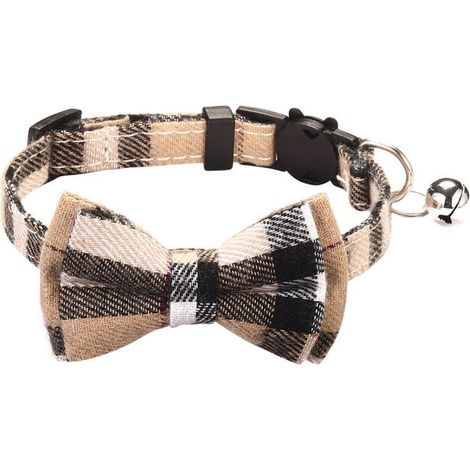 Anti-Würgehalsband für Katzen, Katzenhalsband mit Glöckchen und Fliege, niedliche Halsbänder für Kätzchen und Katzen, 8er-Pack, Sunny (1/5)