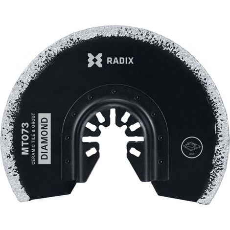 Lame multitool - Radix - Diamant - Ø92,5 mm - 40-50 grit (1/3)
