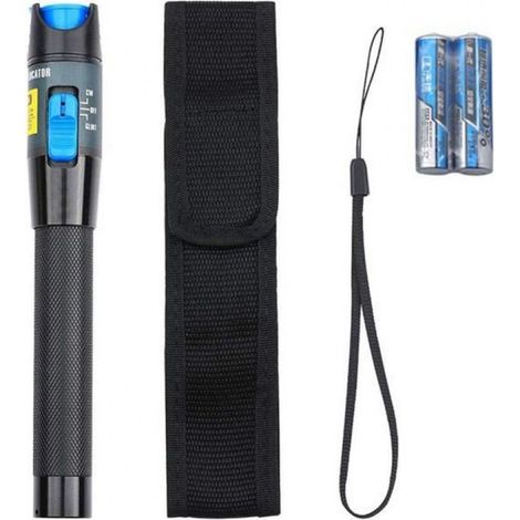 Localisateur visuel de défauts de fibre optique, Longziming, 10 mW, 10 km, 650 nm, FC/SC/ST, noir