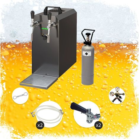Bierzapfer STREAM 50 2-Leitungen, Durchflusskühler Trockenkühler 55 l/h (1/4)