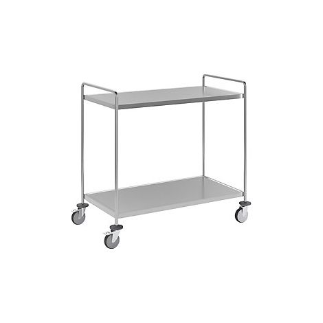Kongamek  Carrello a ripiani in acciaio inox  saldato  lungh x