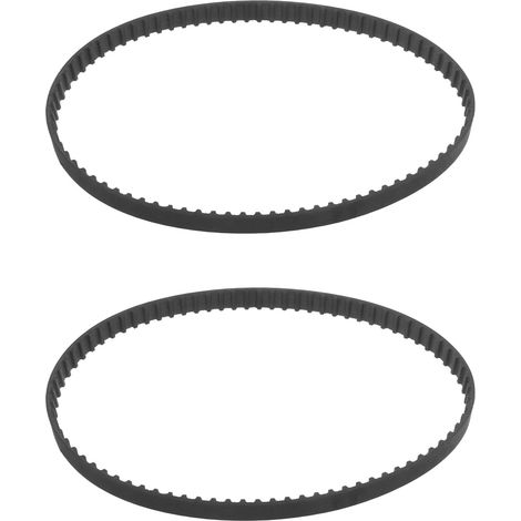 2pcs 160XL 037 Timing Belt 80 Teeth 10mm Width Rubber Toothed Drive Belt Industrial Toothed Drive Belt 406mm Mechanical Replacement Belts (1/5)