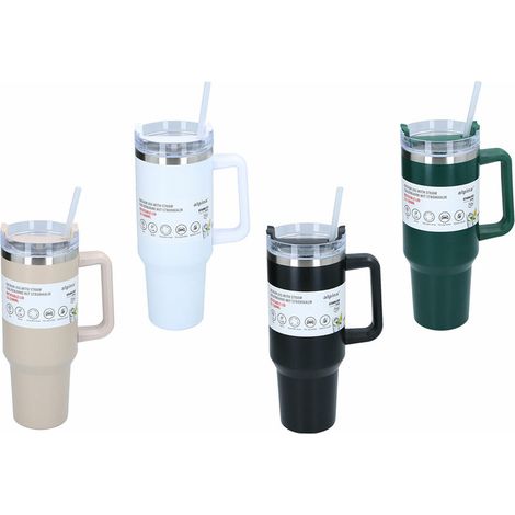 Tasse Thermos Alpina 1200ml Grande Capacité, Isolation Thermique, Design Coloré - Interne Alpina (1/3)