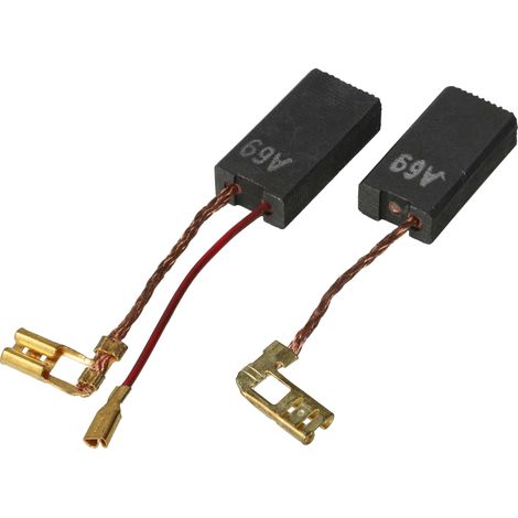 vhbw 2x spazzola in carbone 6,2 x 12,5 x 24,8mm compatibile con Bosch GBH 5-40 DE, GBH 5-40 DCE, GBH 24 VR, GBH 7-45 DE, GBH 7 utensile elettrico