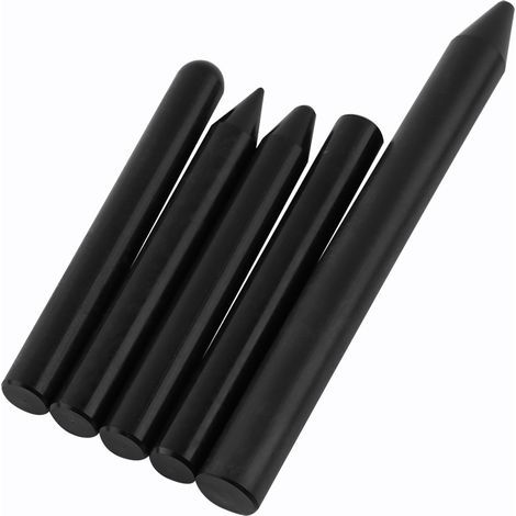 Débosselage Stylo en Nylon Outil De Réparation pour Carrosserie Voiture (Ensemble de 5pcs) (Couleur : Noir)
