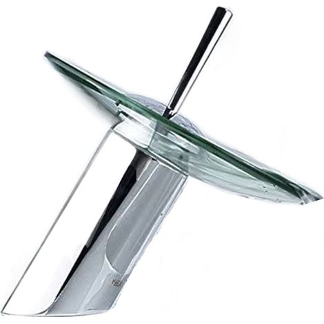 Mitigeur de lavabo monocommande avec corps en laiton massif, finition chromée et cartouche à disque céramique pour usage domestique et commercial (1/5)