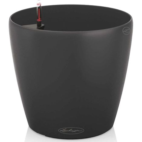 LECHUZA® Pflanzgefäße CLASSICO Color 43 Schiefergrau seidenmatt All-in-One