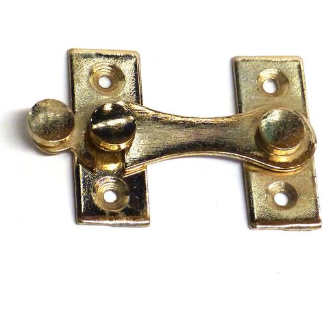 Heurtoir de porte H gauche, laiton, 4cm 85063 (1/3)