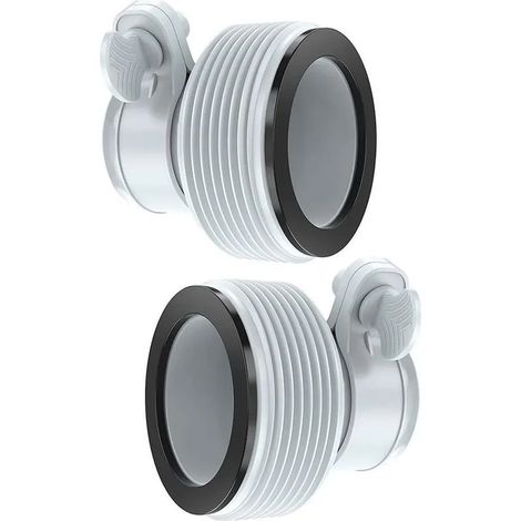 Accessoires de piscine (Type B) Adaptateur de tuyau de piscine en plastique de rechange, raccord fileté de 1,25 pouce à 1,5 pouce, pour pompe Intex (1/5)