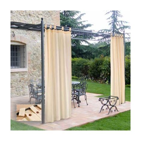 Tenda da sole per gazebo 160x270 cm - colore ecrù