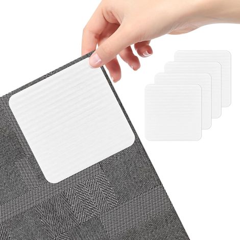 4-teiliges Teppichset, rutschfeste Unterseite, zuschneidbar, wiederverwendbar, für Küche, Wohnzimmer, Badezimmer (1/5)