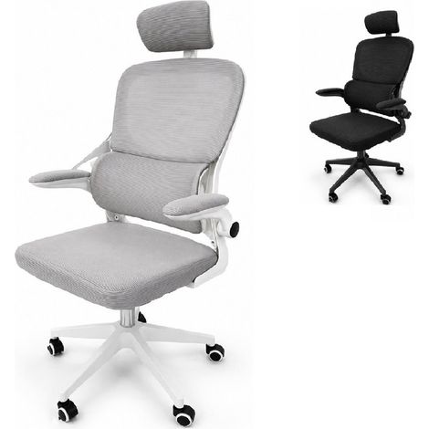 Silla ErgoPro Oficina, Estudio, Ergonómica con Ruedas, Reclinable, Reposacabezas y Reposabrazos Ajustables, Soporte Lumbar (1/5)