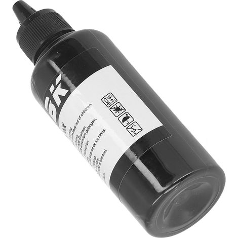 Compatible avec les imprimantes à cartouches d'encre Epson/HP/Canon, recharge d'encre noire de 100 ml. (1/5)