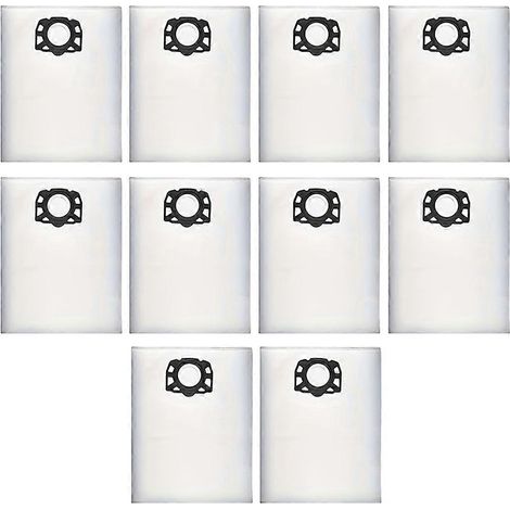 Filtre de 10pc Karcher Dust Filtre Bags pour WD4/WD5/WD6 & MV4/MV5/MV6 Aspirateur Cleaners – Model 2.863 – 006.0 Protection (1/5)