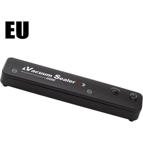 Machine d'emballage automatique 220V,machine de scellage sous vide pour aliments,portable,pour la maison,aide à la - black EU[E2]