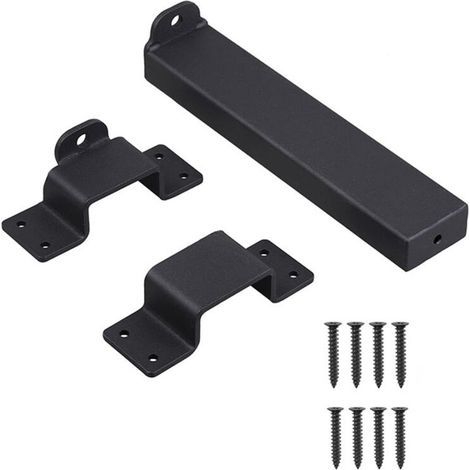 Lntyq Verrou de portail avec trou de cadenas, loquet de porte réglable robuste pour clôture, portail, cour, porte de grange, chalets, garages (1/5)