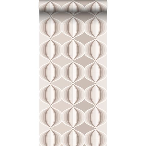 papier peint graphique beige - Sanders & Sanders (1/5)