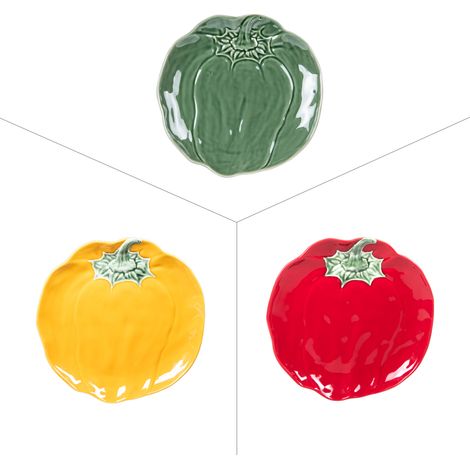 Table Passion - Plat rond poivron 15 cm (1 modèle aléatoire) (1/3)