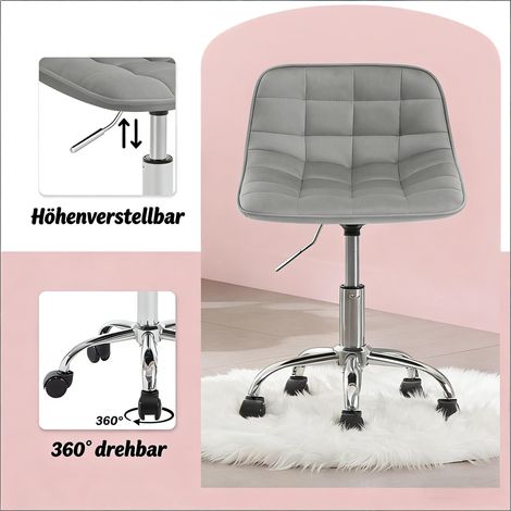 Chaise bar basse associée aux, de bureau et maquillage confortables, version lounge salon et informatique, usage bureau dédié
